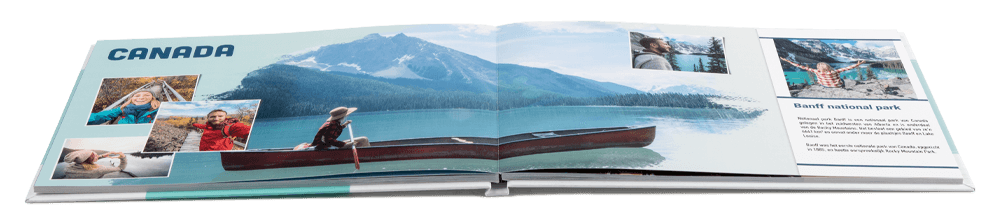 Vlakliggend fotoboek maken
